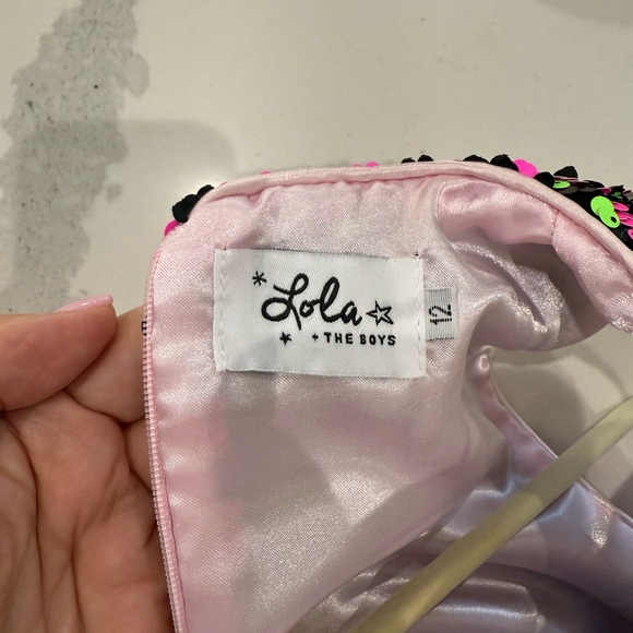 Lola + The Boys Pink Sequin Dress - Picture 1 of 4